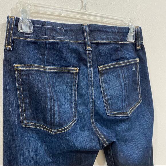 Rag & Bone / JEAN High Rise Denny Cropped Jeans Size 24 - Picture 7 of 12